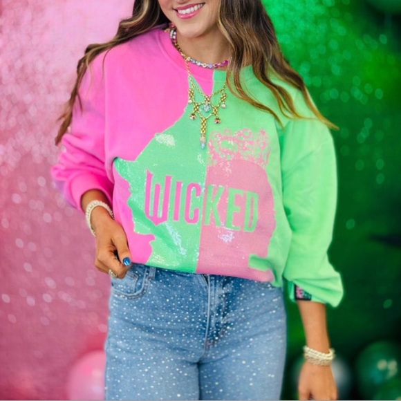 Queen of Sparkles 💖 Wicked Sweatshirt - Picture 3 of 9